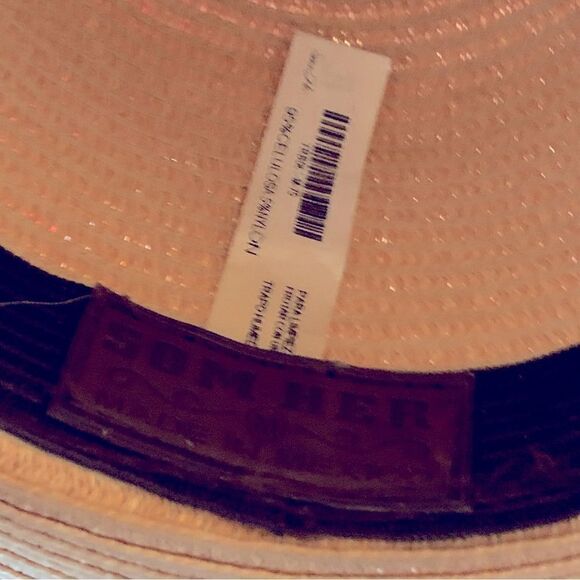 SOM-HER Flat Palm Hat Made in Mexico Sz M/L Gorgeous - Picture 12 of 12